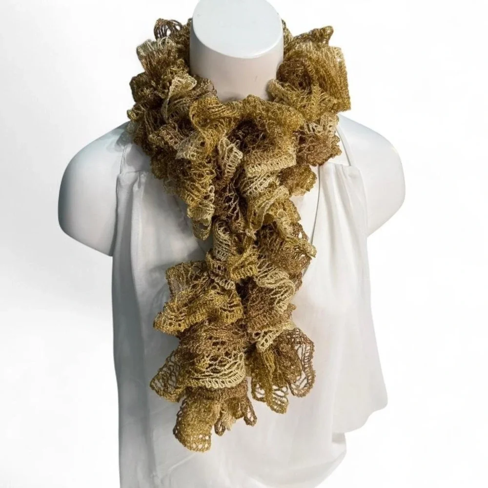 ✨‎ Handmade Ruffle Lace Scarf — 56